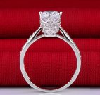 キュービックジルコニア　リング　婚約指輪　エンゲージリング（J20090)